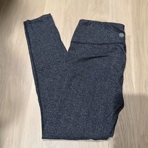Athleta size small workout leggings with cute pattern